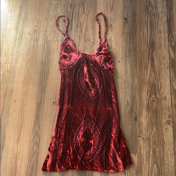 For Love And Lemons Dresses & Skirts - Red Velvet Dress